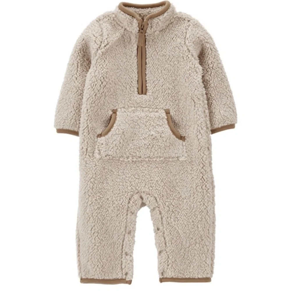 • Sherpa Coverall in Beige • Carters • - Picture 1 of 3